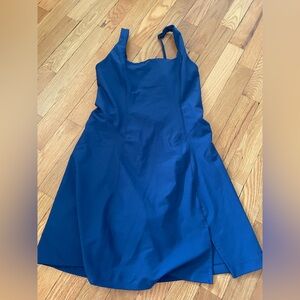Classic Navy Blue A-Line Women's Dress